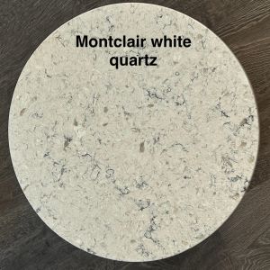 Montclair White Quartz - Stone Round