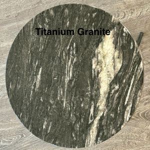 Titanium Granite - Stone Round