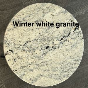 Winter White Granite - Stone Round